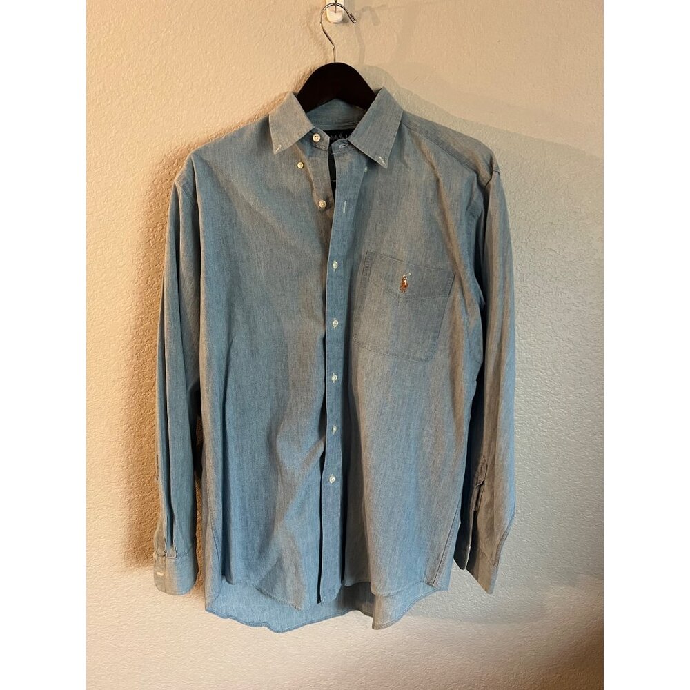 Ralph Lauren Long Sleeve Button Up Shirt -‎ Size M